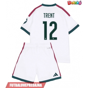 Lacne Dětský Futbalové dres Real Madrid Alexander-Arnold #12 2026-27 Krátky Rukáv - Domáci (+ trenírky)
